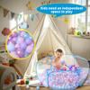 STARBOLO Kids Ball Pit Play Pool Play Tent, Toy Ball Play Pool Foldable Play Tent for Kids Girls Boys Pets Indoor and Outdoor, Balls Not Included (Blue). view 3