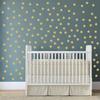 100 Pcs/Set Star Decal for Wall Sticker Removable Peel and Stick Vinyl Decoration Home Bedroom Living Room Nursery DIY Patten Decor YMX64 (Matte Gold) view 1