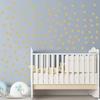 100 Pcs/Set Star Decal for Wall Sticker Removable Peel and Stick Vinyl Decoration Home Bedroom Living Room Nursery DIY Patten Decor YMX64 (Matte Gold) view 3