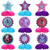 9 Pieces Gymnastics Party Decoration Gymnastics Party Centerpiece Gymnastics Birthday Honeycomb Centerpiece Table Topper for Birthday Baby Shower Gender Reveal Party Supplies view 1