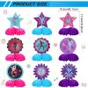 9 Pieces Gymnastics Party Decoration Gymnastics Party Centerpiece Gymnastics Birthday Honeycomb Centerpiece Table Topper for Birthday Baby Shower Gender Reveal Party Supplies view 3