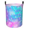 Foruidea Mermaid Rainbow Laundry Basket,Laundry Hamper,Collapsible Storage Bin,Oxford Fabric Clothes Baskets,Nursery Hamper For Home,Office,Dorm,Gift Basket view 1