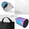 Foruidea Mermaid Rainbow Laundry Basket,Laundry Hamper,Collapsible Storage Bin,Oxford Fabric Clothes Baskets,Nursery Hamper For Home,Office,Dorm,Gift Basket view 4