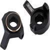 INJORA RC Brass Upgrades Diff Cover, Steering Knuckle and RC Hex Extension kit for Axial SCX24 AXI90081 Upgrades Parts 1/24 RC Crawler Car Accessories,Black view 3