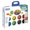 MILAN - Case 8 Bottles 59 g Soft Dough Soft Dough with Tools 'Cooking Time', Multicoloured (FACTIS, S.A. 913308CT) view 1