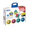 Case 4 cans 116 g Soft Dough MILAN with Tools 'Funny Faces' view 1