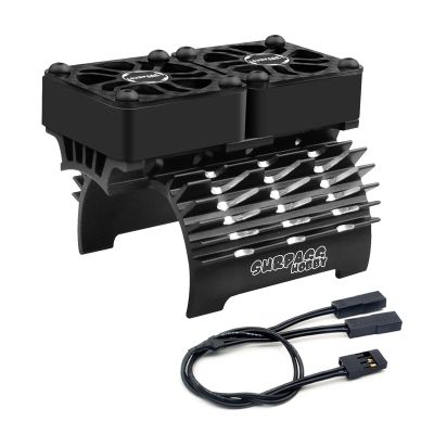 Hobby Twin RC Car Motor Cooling Fans - Metal Cover Heatsink Fit for 1/8 1/7 RC Car 40mm 42mm Brushless Motors