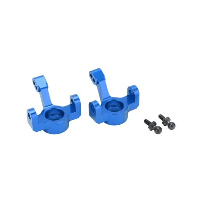 Alomejor RC Steering Cup Steering Arm Hub Carrier Steering Knuckle for 1/18 RC Car(Blue)