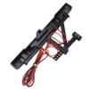LAFEINA Metal Back Rear Bumper with LED Lights for 1:10 RC Crawler Car SCX10 TRX4 TRX6 view 4