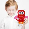 4E's Novelty Valetines Day Owl Magnet Craft for Kids - 12 Pack Valetines Day Activity Arts & Craft Kit for Kids Classroom view 2