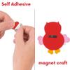 4E's Novelty Valetines Day Owl Magnet Craft for Kids - 12 Pack Valetines Day Activity Arts & Craft Kit for Kids Classroom view 4