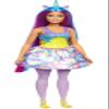 Barbie Dreamtopia Unicorn Fashion Doll with Blue & Purple Hair Wearing Removable Skirt & Accessories Including Themed Headband & Tail view 1