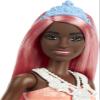 Barbie Dreamtopia Royal Fashion Doll with Light-Pink Hair & Sparkly Bodice Wearing Removable Skirt, Shoes & Headband Accessory view 3