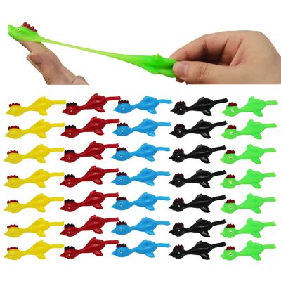 Bulk 100 Classroom Party Pack Chicken Finger Flingers - Multi Colored Assortment - Individually Packaged