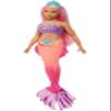 Barbie Dreamtopia Mermaid Doll with Curvy Body, Pink Hair, Ombre Tail & Headband Accessory view 1