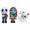 Disney Tim Burtons Nightmare Before Christmas Small Plushie 3-Piece Set, Felt and Embroidered Details, Easter Basket Fillers, Gifts, Presents, Kids Toys for Ages 3 Up by Just Play view 1