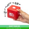 GoSports Left Right Middle Giant Dice Game - 3.5 Inch Foam Dice Game for Indoor/Outdoor Play view 3