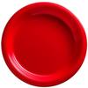 Nicole Fantini Plastic Lunch Plates, 50 pieces, Apple Red (200) view 1