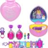 Polly Pocket Collector Compact with 2 Dolls, Keepsake Collection Royal Ball Jewelry Accessories Set, Collectible Toy with Unicorn Castle Theme view 1