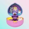 Polly Pocket Collector Compact with 2 Dolls, Keepsake Collection Royal Ball Jewelry Accessories Set, Collectible Toy with Unicorn Castle Theme view 3