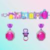 Polly Pocket Collector Compact with 2 Dolls, Keepsake Collection Royal Ball Jewelry Accessories Set, Collectible Toy with Unicorn Castle Theme view 4