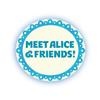 Disney Junior Alices Wonderland Bakery Friends, Small 3-inch Figure Set, 6-pieces, Kids Toys for Ages 3 Up by Just Play view 3