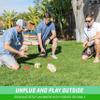 GoSports Left Right Middle Giant Dice Game - 3.5" for Indoor/Outdoor Play - Foam or Wood Dice view 4