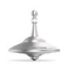 Plexity Labs UFO Tops Rendlesham - Metal Spinning Fidget Top - Inspired by The Documented 1980 UFO Sighting in Rendlesham, England (Cosmic Silver.) view 1