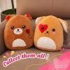 CozyWorld Valentines Puppy Dog Plush Stuffed Animals Squishy Original Heart Love You Dog Pillow Soft Cuddly Valentine Gifts for Girls Boyfriend Girlfriend Mom Lover, 11.5 Inch view 4