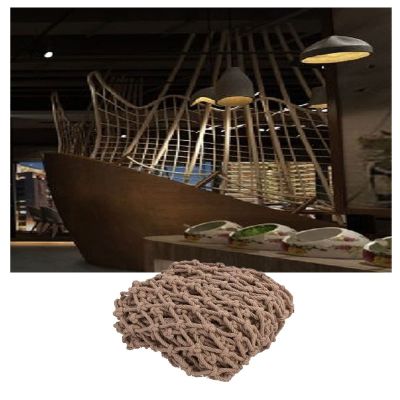 Hemp Rope Net Child Playground Decor Birds Rope Net Heavy Duty Treehouse Climbing Cargo Net Kids Rope Ladder Rock Outdoor Bridge Grid 10cm (Size : 3 * 10m(10 * 33ft))