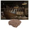 Hemp Rope Net Child Playground Decor Birds Rope Net Heavy Duty Treehouse Climbing Cargo Net Kids Rope Ladder Rock Outdoor Bridge Grid 10cm (Size : 3 * 10m(10 * 33ft)) view 1