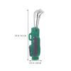 Kisangel Miniature Golf Club Set for Dollhouse 3 Pieces Plastic Aluminum Alloy 2.44 Inch DIY Mini Golf Model Photo Props Mini House Sports Decoration view 2