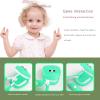 Dental Early Education Brushing Toys, YOUYA DENTAL 9Pcs/Set Children Role Play Toys Crocodile Early Education Cartoon Tooth Brushing Model Preschool Education Toy Dentist Game for Kids Classroom GREEN view 3