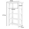 EatingBiting Adult Scene 1:12 Dollhouse Miniature Doll Furniture Storage Display Shelf Bookshelf BookcaseToy Dollhouse Furniture Accessory Doll House Deco view 4