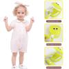 YOUYA DENTAL Dental Early Education Brushing Toys, 9Pcs/Set Children Role Play Toy Crocodile Cartoon Tooth Brushing Model Preschool Education Toy Dentist Game for Kids Classroom Yellow view 2