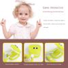 YOUYA DENTAL Dental Early Education Brushing Toys, 9Pcs/Set Children Role Play Toy Crocodile Cartoon Tooth Brushing Model Preschool Education Toy Dentist Game for Kids Classroom Yellow view 4
