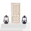 Dollhouse Miniature Kerosene Lamp Retro Led Lantern Micro Landscape Crafts 2pcs Style2 Dollhouse Accessories view 3