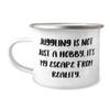Juggling is not Just a Hobby. It's My Escape From Reality. 12oz Camper Mug, Juggling Present From, Gag For Friends view 1