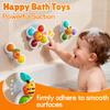 3PCS Suction Cup Spinners: Fidget Toys for 1 Year Old Boy Girl, Sensory Bath Toys for Toddlers 1-3, Stocking Stuffers & Birthday Gift for Babies 10+ Months view 2