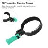 RC Transmitter Steering Wheel, Aluminum Alloy Upgrade Trigger Part, RC Car Spare Accessory for Off-Road Hobbyists(Green) view 3