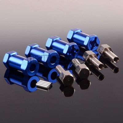 Replacement Part For 4PCS RC Car 12MM HEX Drive Climbing Simulation 20MM Coupler For CC01 AX10 SCX10 HEX25 - (Color: Dark Blue)