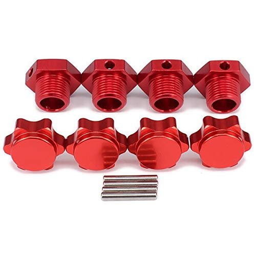 Replacement Part For M17 17mm Wheel Hex Hubs Adapter Nut Pin Cover For 1/8 RC Car Redcat - (Color: Red)
