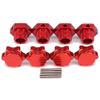 Replacement Part For M17 17mm Wheel Hex Hubs Adapter Nut Pin Cover For 1/8 RC Car Redcat - (Color: Red) view 1