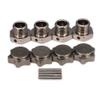 Replacement Part For M17 17mm Wheel Hex Hubs Adapter Nut Pin Cover For 1/8 RC Car Redcat - (Color: Red) view 2