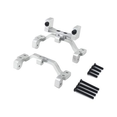 Replacement Part For 1/12 Metal Rmeote Control Model Vehicle Servo Mount For MN90 MN99 Model Crawler Buggy Trucks Car Replacement Parts - (Color: Silver)