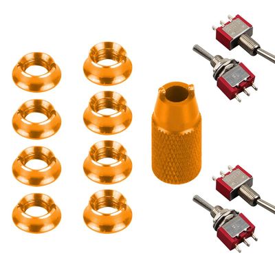 Replacement Part For Te Control Transmitter Switch Fixed Nut Installation Spanner For AT9S AT10II RC Transmitter RC Parts - (Color: Yellow)
