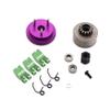 Replacement Part For Clutch Bell Purple Color Flywheel With Bearing Set 14T Gear 3pin Flywheel For 1/8 RC Engine Car - (Color: Green) view 3