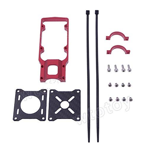 Replacement Part For F07940 CNC Aluminum Alloy Motor Mounting Holder Bracket 20mm Red For RC Multicopter Carbon Tube
