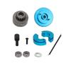 Replacement Part For 1Set Flywheel Clutch Bell 16T & 16T-21T Shoes Spring Ball Bearings 10x5x4 Mm For 1/10 Nitro Engine Parts Buggy Truck Truggy - (Color: Single Tooth Set) view 1