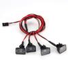 Replacement Part For 4pcs RC Car Multi Function Square LED Light Lamp With Lampshade For RC Car 1/10 SCX10 D90 Model Crawler Car - (Color: 2 Pcs) view 2